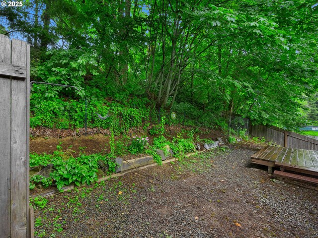 17555 Koch Ct, Sandy, OR 97055 - view of yard featuring a wooden deck