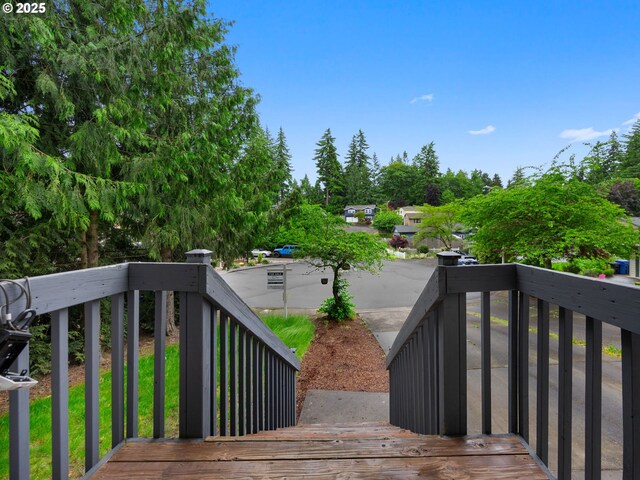 17555 Koch Ct, Sandy, OR 97055 - staircase with carpet flooring and baseboards