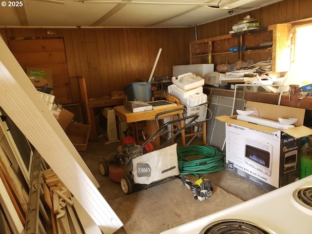 view of storage