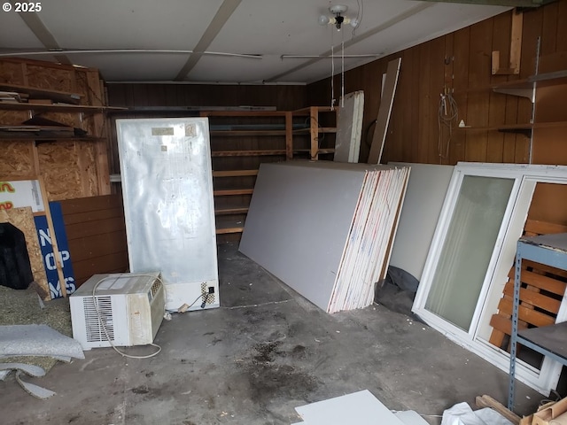 view of basement