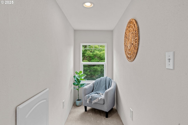 2951 NE 35th Ave, Portland, OR 97212 - sitting room featuring light colored carpet and recessed lighting