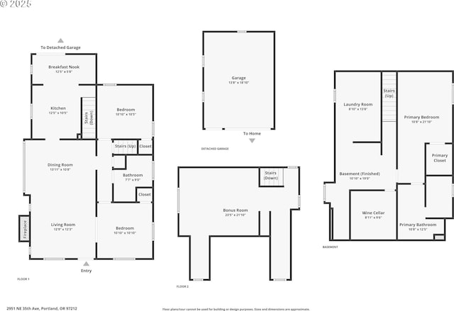 2951 NE 35th Ave, Portland, OR 97212 - view of room layout