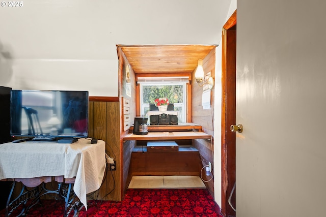 view of office area