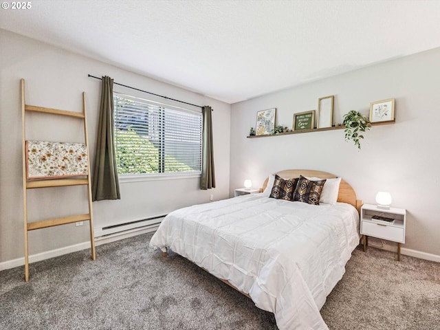 9908 SE Talbert St, Clackamas, OR 97015 - bedroom with a baseboard radiator and carpet flooring