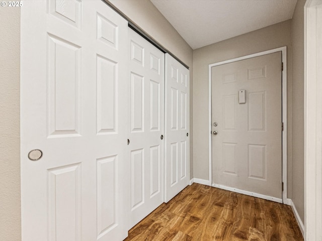 9908 SE Talbert St, Clackamas, OR 97015 - entryway with dark wood finished floors and baseboards