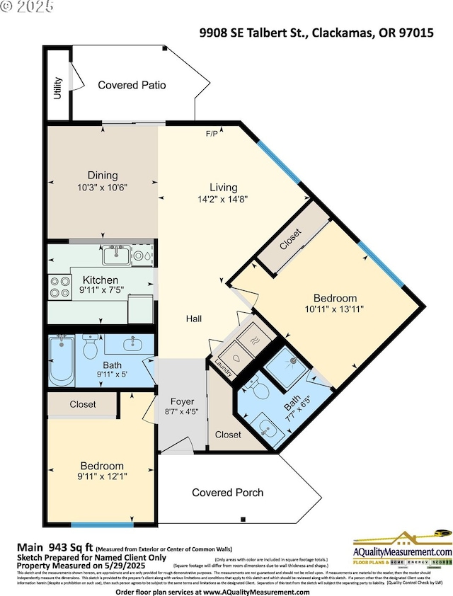 9908 SE Talbert St, Clackamas, OR 97015 - view of floor plan / room layout