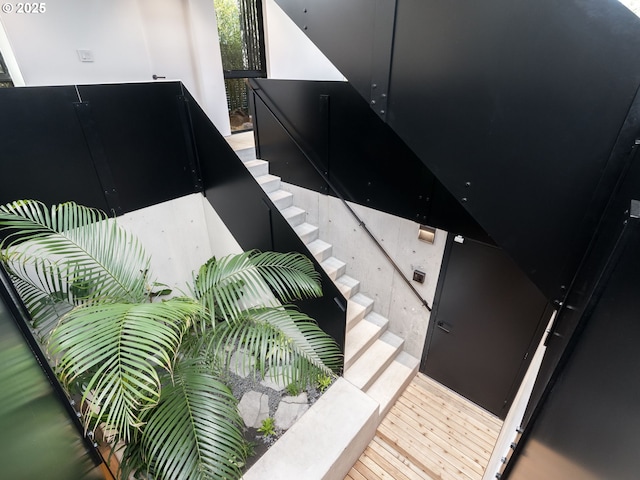 view of stairs