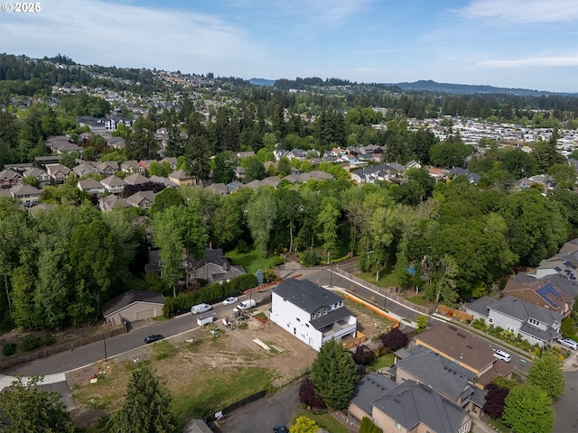 aerial perspective of suburban area