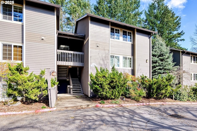 view of property with stairway