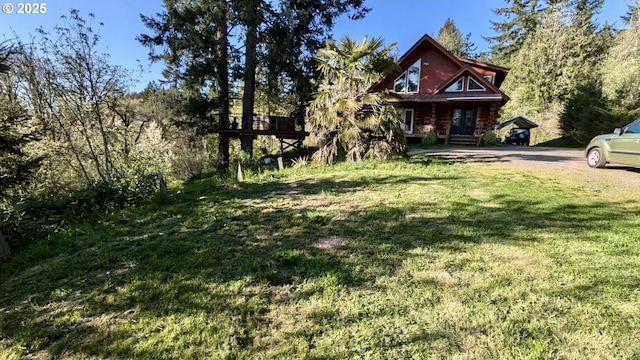 view of yard