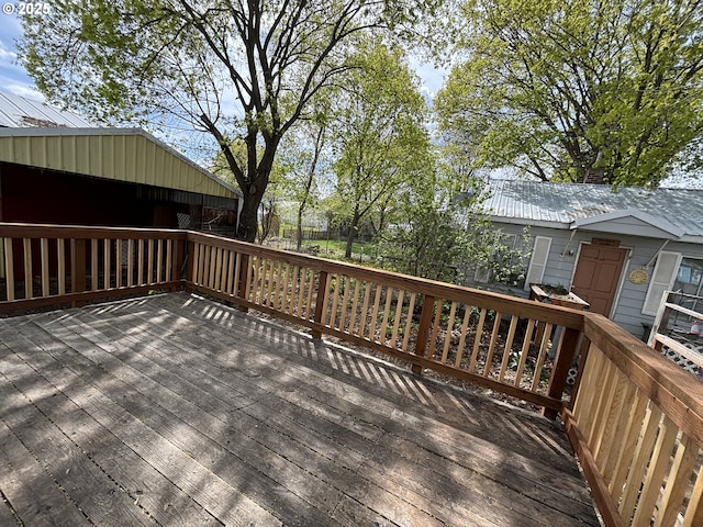 410 Division St, Elgin, OR 97827 - view of wooden deck