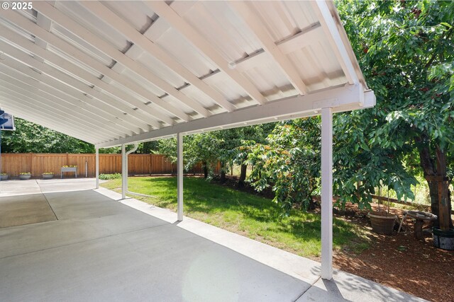 1225 NE 3rd Ave, Hillsboro, OR 97124 - fenced backyard featuring a patio area