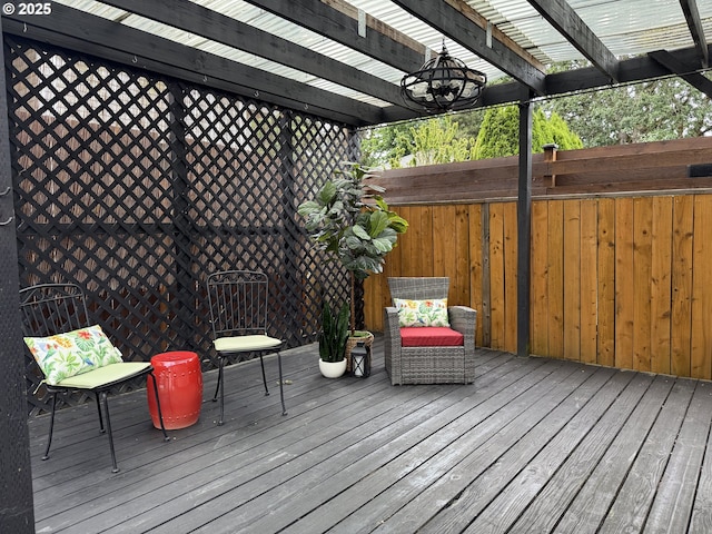 18294 SW Bergs Ct, Beaverton, OR 97003 - view of wooden terrace