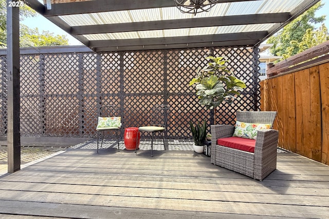 18294 SW Bergs Ct, Beaverton, OR 97003 - view of wooden terrace