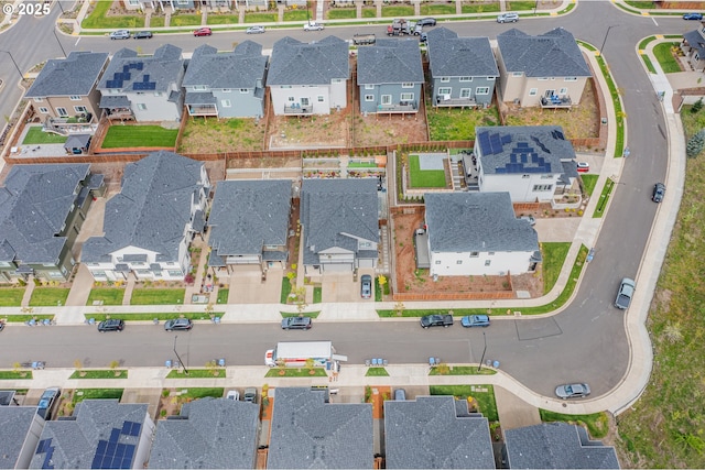 drone / aerial view featuring a residential view
