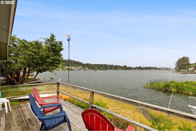 3621 NE 10th St, Otis, OR 97368 - deck with a water view