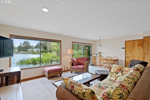 3621 NE 10th St, Otis, OR 97368 - carpeted living area with baseboards
