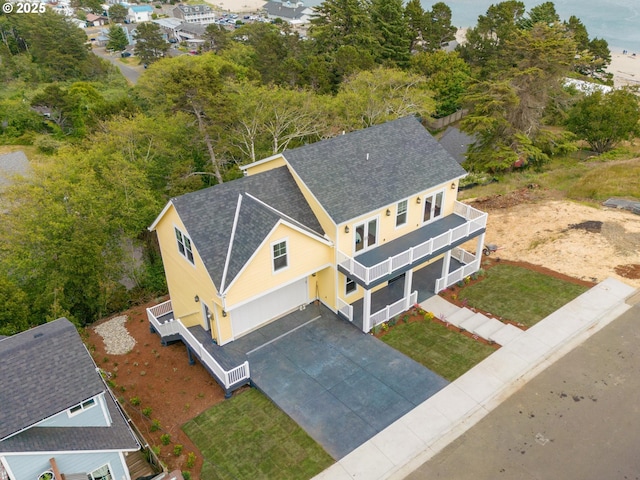drone / aerial view