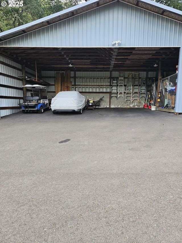 1068 Rice Creek Rd, Winston, OR 97496 - view of parking / parking lot with a pole building