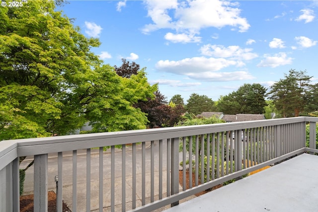 6300 SW Arranmore Pl, Portland, OR 97223 - balcony featuring view of wooded area