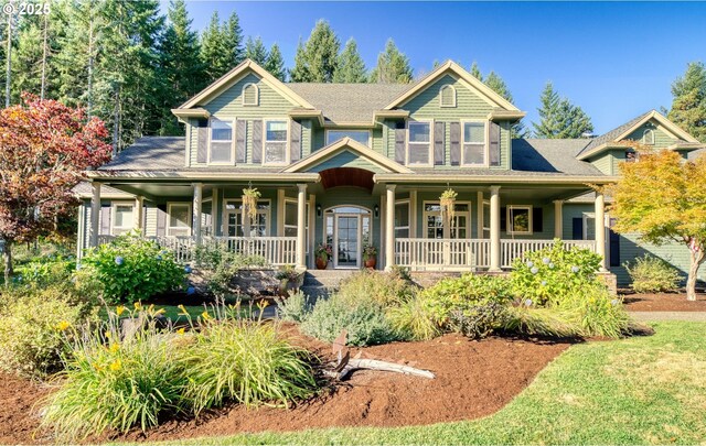 craftsman-style house featuring a porch