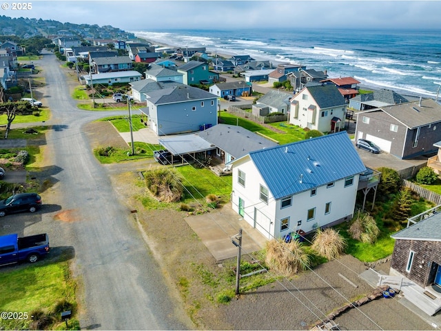 6431 NE Mast Ave, Lincoln City, OR 97367 - bird's eye view with a residential view