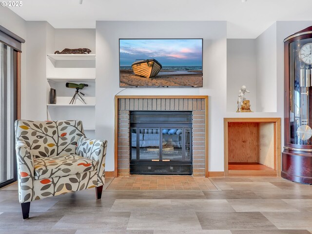 1 3rd St Unit 204, Astoria, OR 97103 - detailed view of a brick fireplace