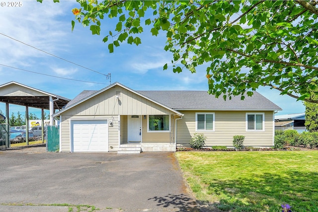 4750 SW 3rd St, Corvallis, OR 97333 - single story home with driveway, an attached garage, and roof with shingles