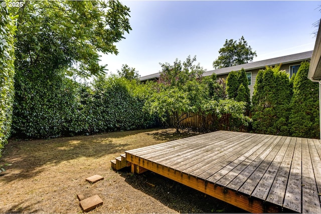8052 NE Couch St, Portland, OR 97213 - view of wooden deck