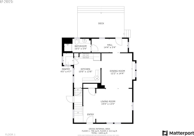 8052 NE Couch St, Portland, OR 97213 - view of home floor plan