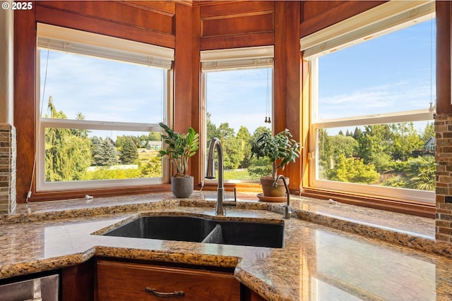 2130 S 26th Ave, Ridgefield, WA 98642 - kitchen with healthy amount of natural light and light stone counters