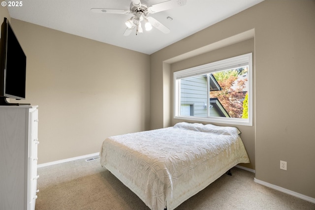 2130 S 26th Ave, Ridgefield, WA 98642 - bedroom with light colored carpet and ceiling fan