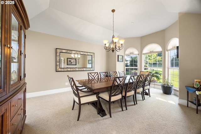 2130 S 26th Ave, Ridgefield, WA 98642 - dining room featuring light carpet and a chandelier