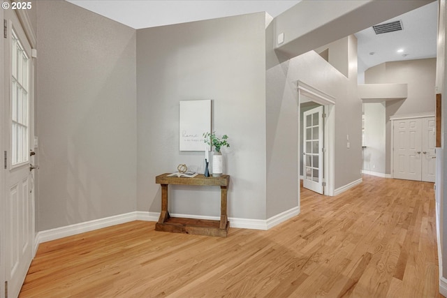 15564 S Neibur Rd, Oregon City, OR 97045 - foyer with recessed lighting, baseboards, visible vents, and light wood finished floors
