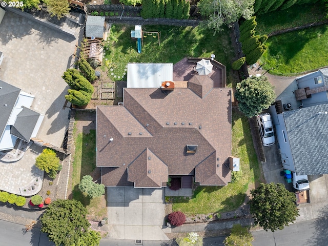 drone / aerial view