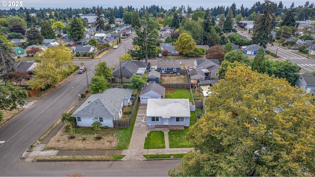 birds eye view of property featuring a residential view