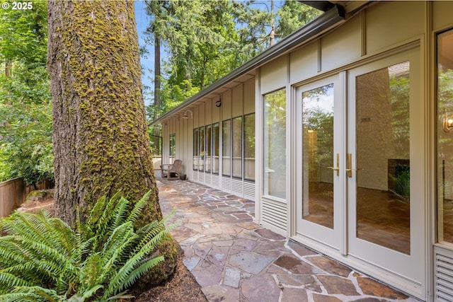 589 Ridgeway Rd, Lake Oswego, OR 97034 - view of patio featuring french doors
