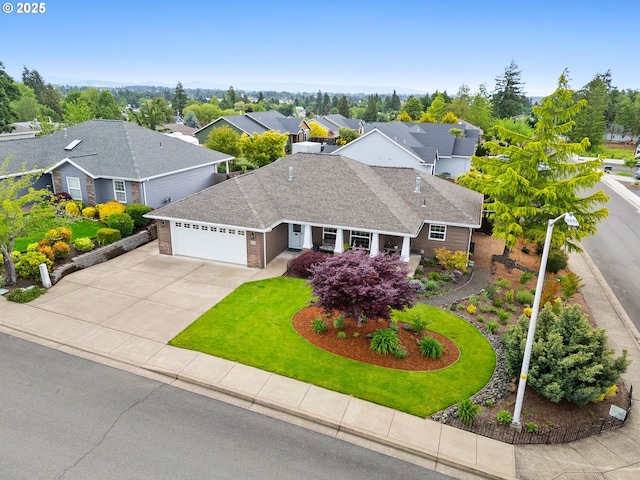 1478 SW 13th St, Dallas, OR 97338 - aerial perspective of suburban area