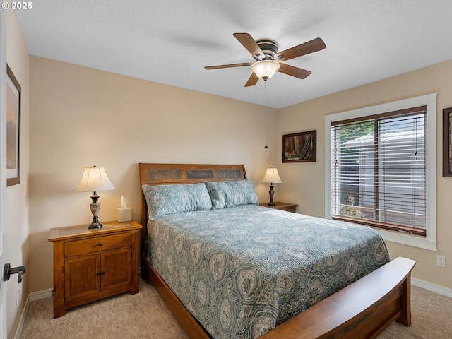 1478 SW 13th St, Dallas, OR 97338 - bedroom featuring light colored carpet, baseboards, and ceiling fan
