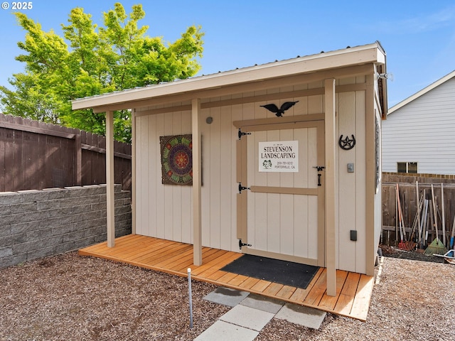 1478 SW 13th St, Dallas, OR 97338 - view of shed with a fenced backyard