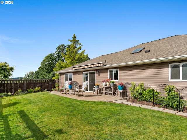 1478 SW 13th St, Dallas, OR 97338 - rear view of house with a patio and roof with shingles