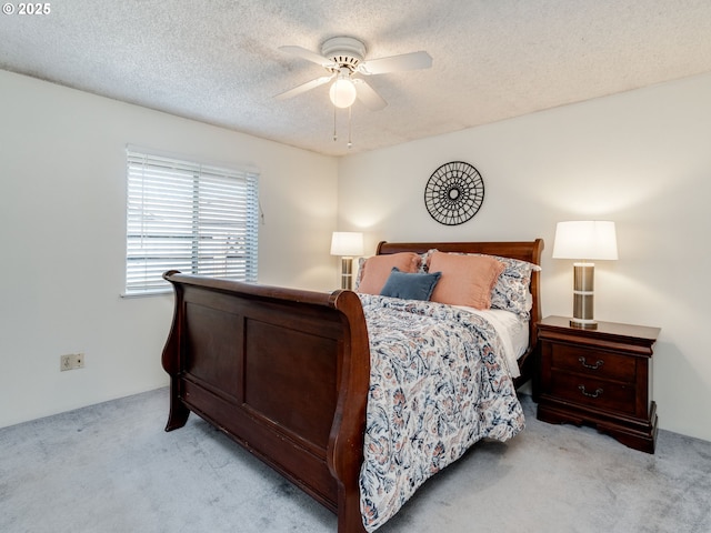 575 SE Centurion Ave, Gresham, OR 97080 - carpeted bedroom featuring a textured ceiling and a ceiling fan