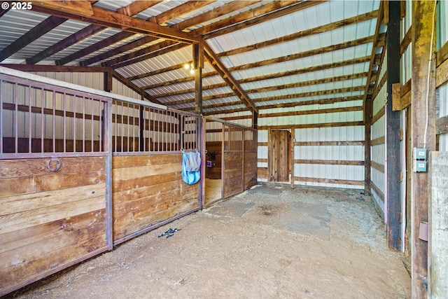 view of stable