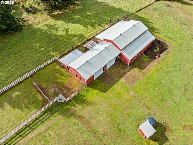 view from above of property