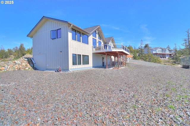 95660 Spirit Ridge Rd, Gold Beach, OR 97444 - back of house featuring a wooden deck