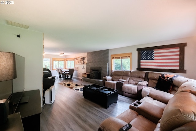 40325 Upper Calapooia Dr, Sweet Home, OR 97386 - living room with healthy amount of natural light and wood finished floors