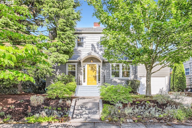 5536 N Delaware Ave, Portland, OR 97217 - view of front of property with a chimney