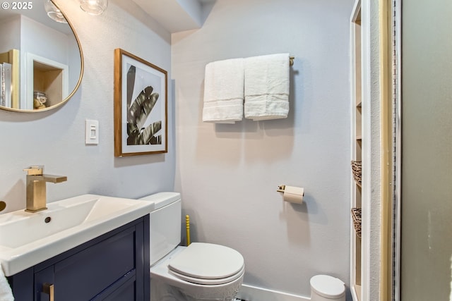 5536 N Delaware Ave, Portland, OR 97217 - full bathroom featuring toilet, vanity, and a shower