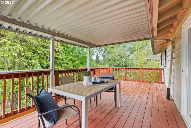 7005 SW 14th Ave, Portland, OR 97219 - deck with outdoor dining space