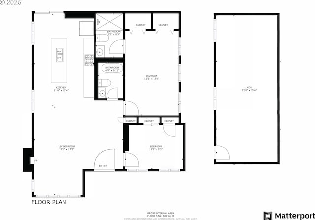 7913 SE Henderson St, Portland, OR 97206 - view of home floor plan